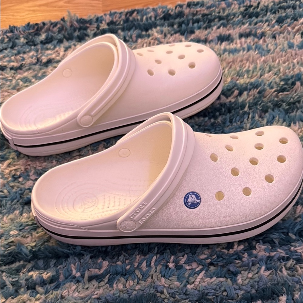 White Crocs Clogs